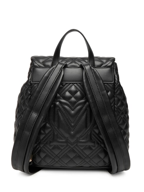 QUILTED Zaino con due tasche Nero - Borse Donna