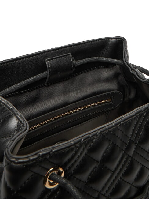 QUILTED Zaino con due tasche Nero - Borse Donna