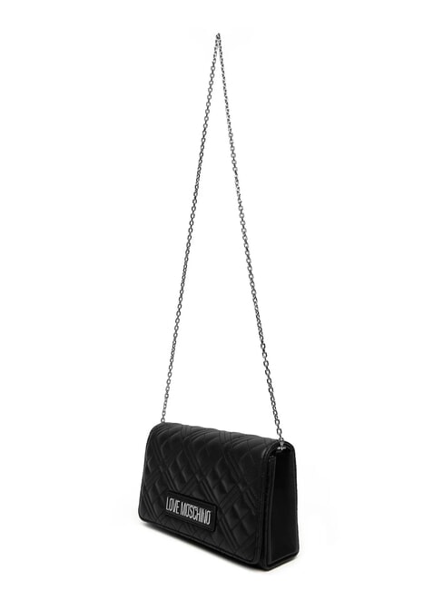 SMART DAILY Pochette con tracolla metallica Nero/nero - Borse Donna