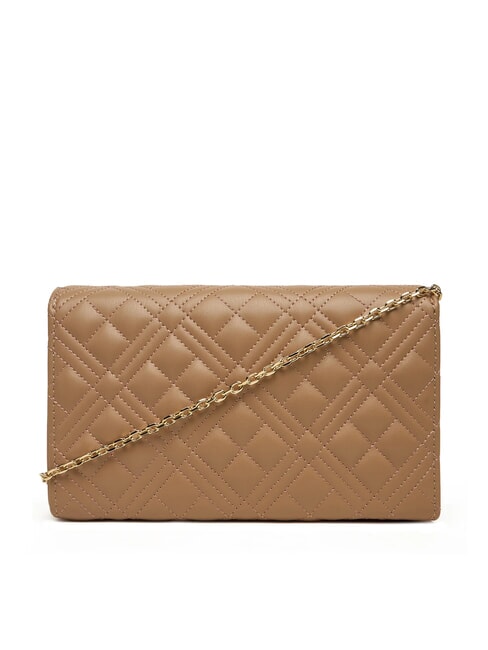 SMART DAILY Pochette con tracolla metallica beige - Borse Donna