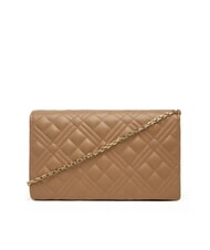 LOVE MOSCHINO SMART DAILY Pochette con tracolla metallica beige - Borse Donna - 2