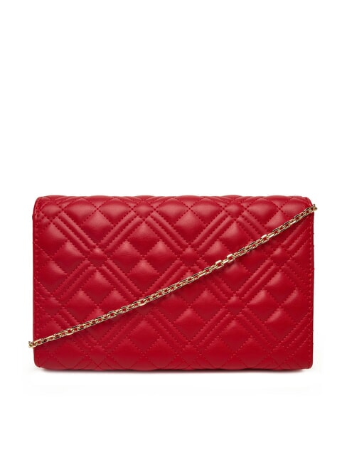 SMART DAILY Pochette con tracolla metallica ROSSO - Borse Donna