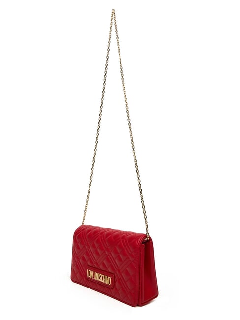SMART DAILY Pochette con tracolla metallica ROSSO - Borse Donna