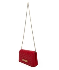 LOVE MOSCHINO SMART DAILY Pochette con tracolla metallica ROSSO - Borse Donna - 3