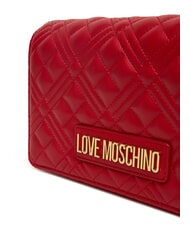 LOVE MOSCHINO SMART DAILY Pochette con tracolla metallica ROSSO - Borse Donna - 4