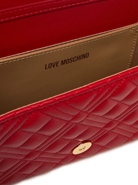 SMART DAILY Pochette con tracolla metallica ROSSO - Borse Donna