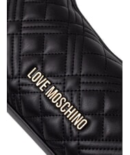 LOVE MOSCHINO QUILTED Borsa a spalla Nero - Borse Donna - 4