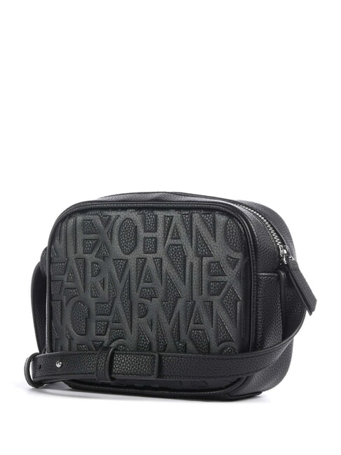 LIZ PEBBLE Borsa camera case logo in rilievo black - Borse Donna
