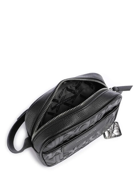 LIZ PEBBLE Borsa camera case logo in rilievo black - Borse Donna