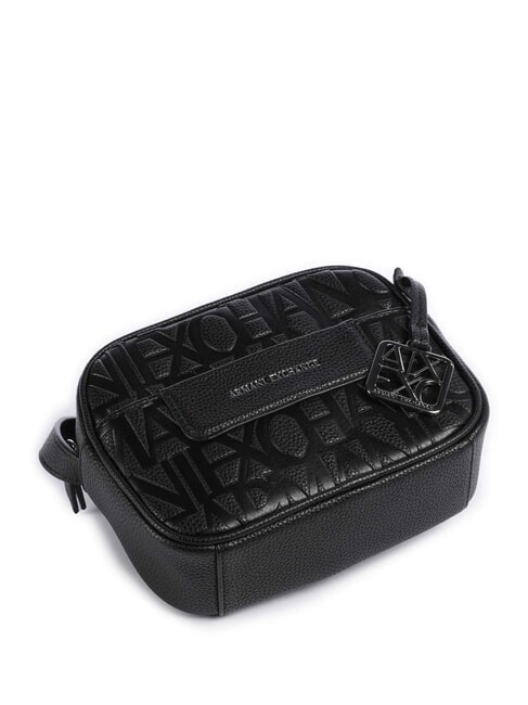 LIZ PEBBLE Borsa camera case logo in rilievo black - Borse Donna