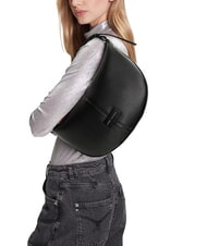 ARMANI EXCHANGE LIZ PEBBLE Borsa hobo media a spalla black - Borse Donna - 5