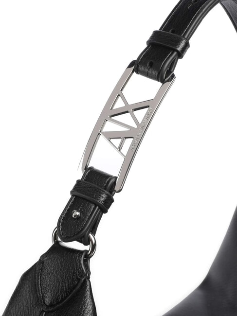 LIZ PEBBLE Borsa hobo grande a spalla black - Borse Donna