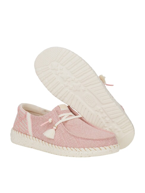 WENDY FUNK COASTAL JUTE Mocassini easy-on in juta pink - Scarpe Uomo