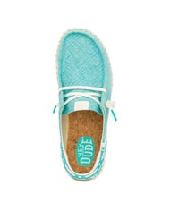 HEY DUDE WENDY FUNK COASTAL JUTE Mocassini easy-on in juta ceramic blue - Scarpe Uomo - 5