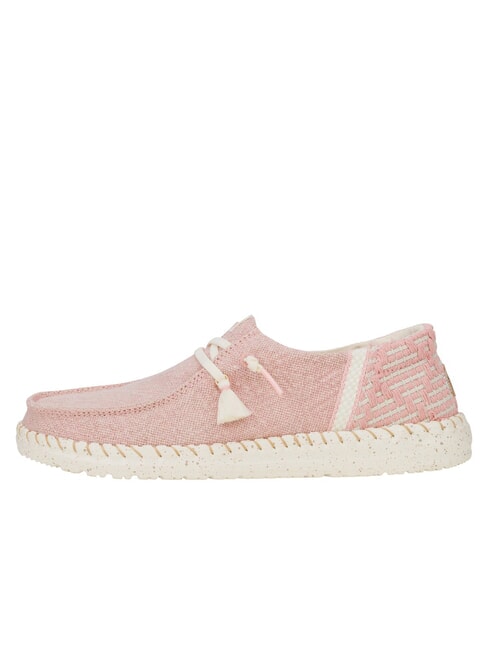 WENDY FUNK COASTAL JUTE Mocassini easy-on in juta pink - Scarpe Uomo
