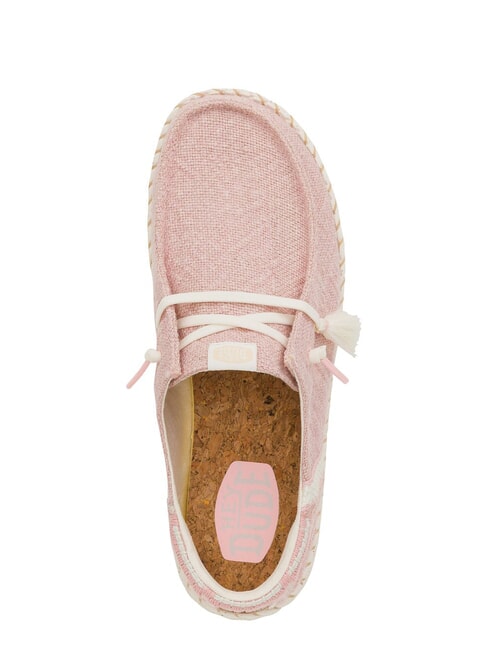 WENDY FUNK COASTAL JUTE Mocassini easy-on in juta pink - Scarpe Uomo
