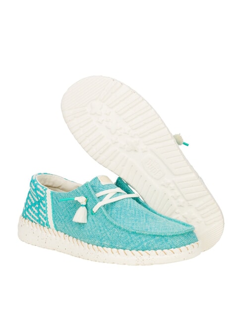 WENDY FUNK COASTAL JUTE Mocassini easy-on in juta ceramic blue - Scarpe Uomo