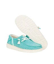 HEY DUDE WENDY FUNK COASTAL JUTE Mocassini easy-on in juta ceramic blue - Scarpe Uomo - 6