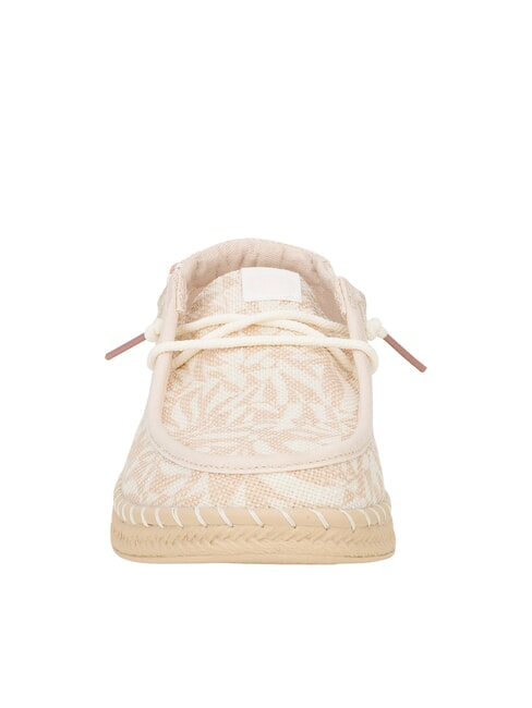 WENDY ESPADRILLE RETRO PALM Mocassini easy-on in juta pale pink/white - Scarpe Uomo