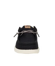 HEY DUDE WALLY RESORT Mocassini misto lino dettagli in sughero black/multi - Scarpe Uomo - 3