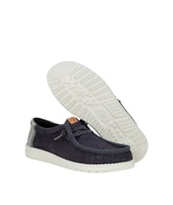 HEY DUDE WALLY JUTE Mocassini easy-on in canvas black/granite grey - Scarpe Uomo - 6