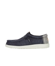 HEY DUDE WALLY JUTE Mocassini easy-on in canvas - Scarpe Uomo