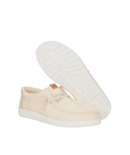 HEY DUDE WALLY JUTE Mocassini easy-on in canvas egret - Scarpe Uomo - 6