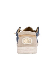 HEY DUDE WALLEY COASTLINE JUTE M Mocassini in tessuto intrecciato easy-on navy - Scarpe Uomo - 5