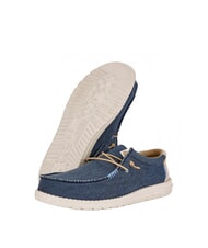 HEY DUDE WALLEY COASTLINE JUTE M Mocassini in tessuto intrecciato easy-on navy - Scarpe Uomo - 6