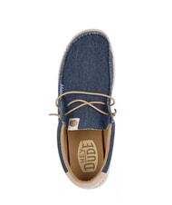 HEY DUDE WALLEY COASTLINE JUTE M Mocassini in tessuto intrecciato easy-on navy - Scarpe Uomo - 3