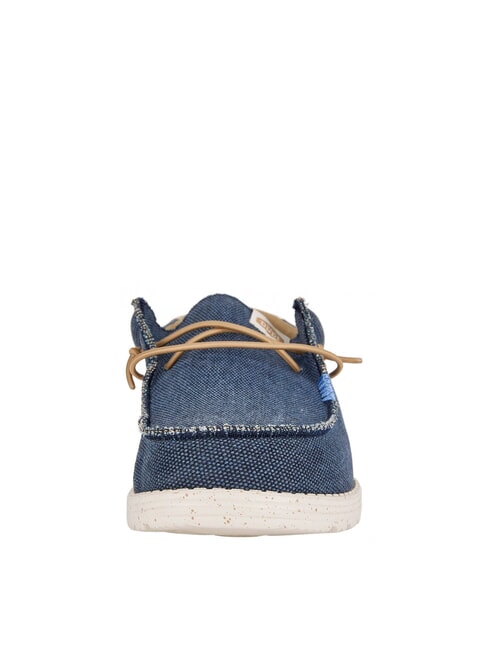 WALLEY COASTLINE JUTE M Mocassini in tessuto intrecciato easy-on navy - Scarpe Uomo