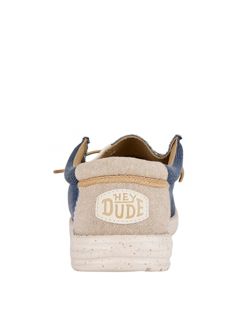 WALLEY COASTLINE JUTE M Mocassini in tessuto intrecciato easy-on navy - Scarpe Uomo