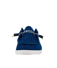 HEY DUDE WALLY FUNK OPEN MESH Mocassini easy-on in tessuto mesh blue/white - Scarpe Uomo - 3