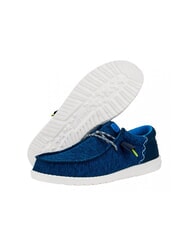HEY DUDE WALLY FUNK OPEN MESH Mocassini easy-on in tessuto mesh blue/white - Scarpe Uomo - 6