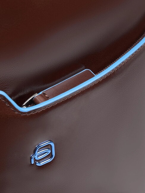 BLUE SQUARE Zaino porta PC 14", in pelle MOGANO - Zaini da lavoro porta PC