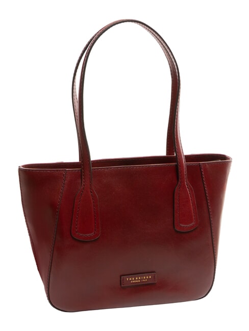 MADDALENA Shopper a spalla, in pelle Chianti/Bordeaux/Oro          - Borse Donna
