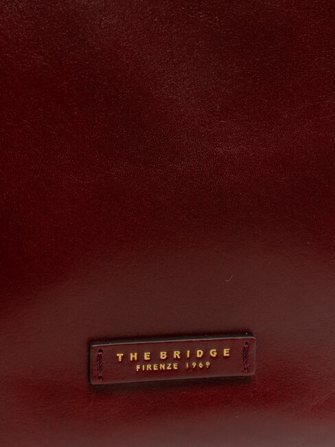 MADDALENA Shopper a spalla, in pelle Chianti/Bordeaux/Oro          - Borse Donna