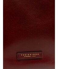 THE BRIDGE MADDALENA Shopper a spalla, in pelle Chianti/Bordeaux/Oro          - Borse Donna - 3