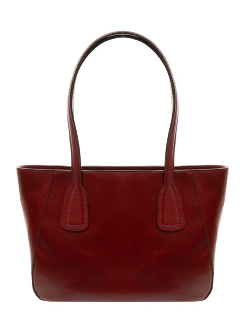 MADDALENA Shopper a spalla, in pelle Chianti/Bordeaux/Oro          - Borse Donna