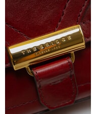 THE BRIDGE BENEDETTA  Mini Bag a tracolla, in pelle Chianti/Bordeaux/Oro          - Borse Donna - 3