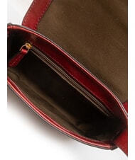 THE BRIDGE BENEDETTA  Mini Bag a tracolla, in pelle Chianti/Bordeaux/Oro          - Borse Donna - 5