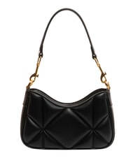 LOVE MOSCHINO EMBOSSED Borsa a spalla, con tracolla Nero - Borse Donna - 3
