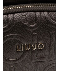 LIUJO MANHATTAN Zaino medio logo in rilievo antracite met. - Borse Donna - 3
