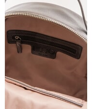 LIUJO MANHATTAN Zaino medio logo in rilievo antracite met. - Borse Donna - 5