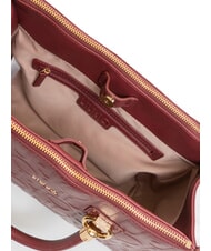 LIUJO MANHATTAN Borsa satchel media con logo red wine - Borse Donna - 5