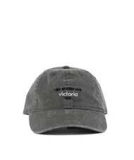 VICTORIA GORRA Cappello donna baseball in twill gris - Cappelli - 3