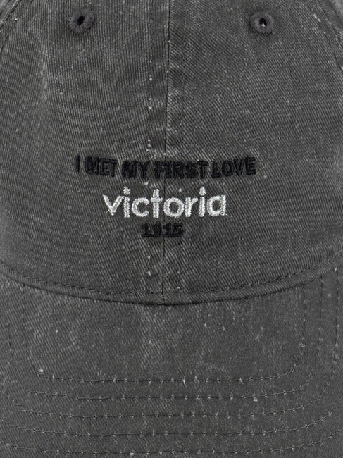 GORRA Cappello donna baseball in twill gris - Cappelli