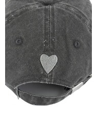 VICTORIA GORRA Cappello donna baseball in twill gris - Cappelli - 5