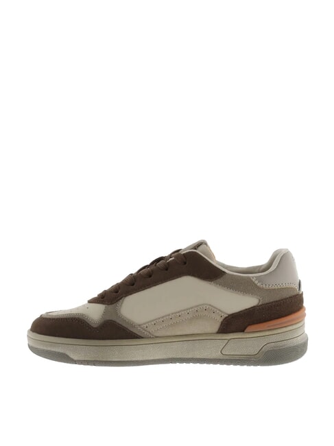 C80-URBAN Sneakers in pelle logo vintage taupe - Scarpe Donna