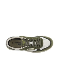 VICTORIA C80 Sneakers in pelle logo vintage kaki - Scarpe Uomo - 5